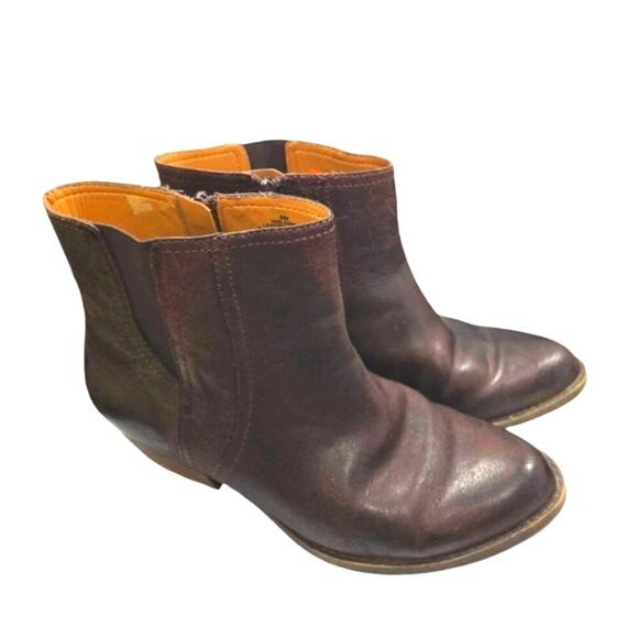 Nine West Vintage American Collection Bootie Size 8 Brown Western - Picture 2 of 13